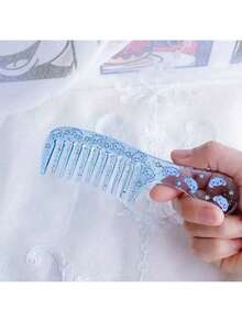 Cartoon Cute Mini Comb KT Sanrio Wide-Tooth Soft Girl Portable Makeup Comb For Bangs - Multicolor - View 5