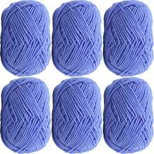 6卷/300克腈纶纱线，适合编织背心、帽子、包包、手工艺品等，每卷50克 - 多款式 - 查看 39