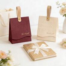 Set de 5 cajas de regalo de estilo chino moderno para bodas, cajas de regalo para fiestas para dulces y golosinas - Multicolor - Ver 5