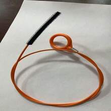 1支装柔性尼龙涂层鹅颈式排水管疏通器 - 手动浴室、浴缸和淋浴排水管堵塞清除工具，无需电池，排水管清洁蛇，符合人体工程学的手柄设计，经久耐用 - 多色 - 查看 9