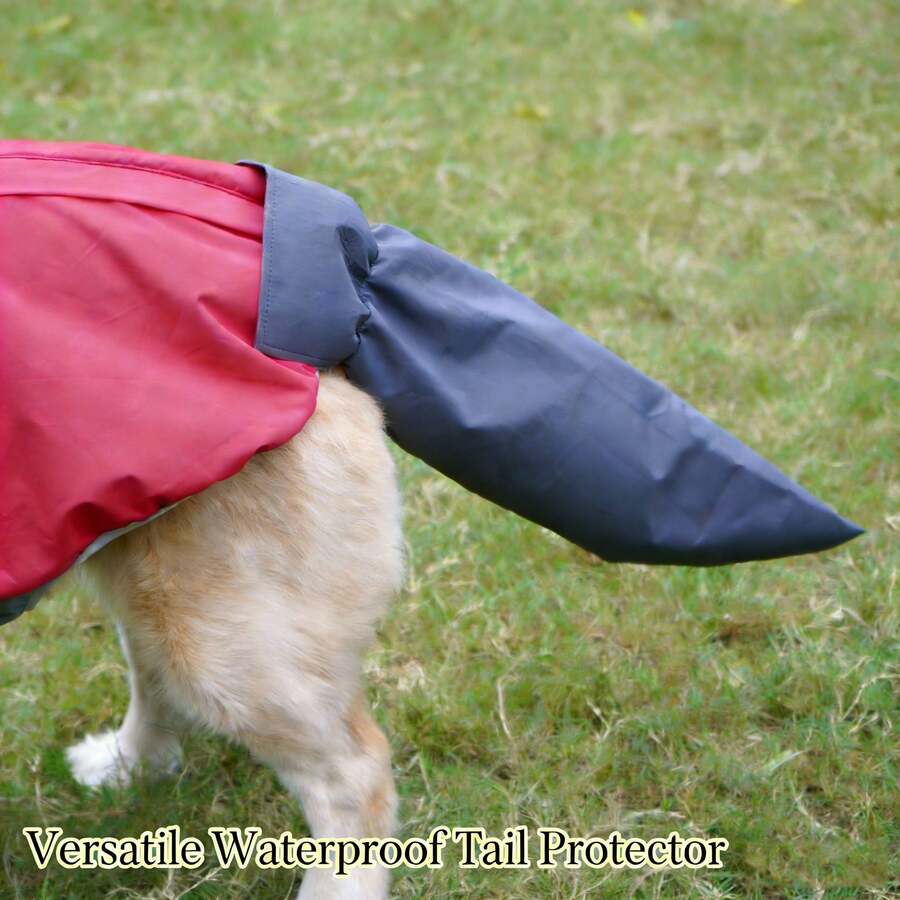 1pc Detachable Waterproof & Dirt-Resistant Universal Tail Cover, Available In Multiple Sizes - Grey - View 1