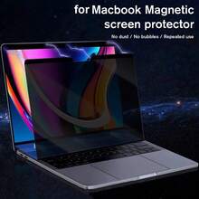 1pc Magnetic Privacy Screen Protector For MacBook - Anti-Peeping, Anti-Glare, Anti-Scratch, Anti-Fingerprint, Matte Surface, Compatible With Apple Neo A3404 New Model, Magnetic Removable Anti-Glare, Easy Installation/No Bubbles Air No Residue - View 3
