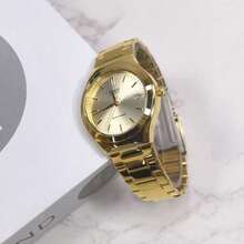 Đồng hồ Casio nam cao cấp mạ vàng toàn bộ, dây đeo thép không gỉ, chống nước, máy quartz, model MMTP-1170N-9A - Một cỡ - Xem 5