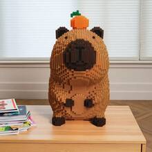 2200pcs Large Water Vole Building Block Series - Animal Challenge Building Block Set, Creative Model Kit, ABS Puzzle Bricks Handmade, Suitable For Halloween/Thanksgiving/Mother's Day/Christmas Gifts - Color - View 4