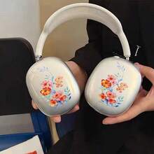 Funda protectora con diseño de flores y mariposas compatible con el estuche de carga inalámbrica de Apple, cubierta protectora para auriculares anti-arañazos y anti-caídas - Multicolor - Ver 12