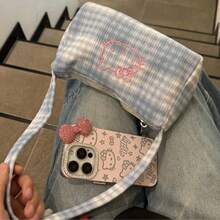 SANRIO Túi đeo nách hình mèo dễ thương, túi đeo vai cao cấp, túi xách tay đa năng tiện dụng, túi tote. - Nhiều màu - Xem 8