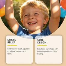 Cute Pink Glitter Steamed Bun Squishy Toy With Beige Steamer Case, Kawaii Slow Rising Soft Squeeze Squishies, Fidget Squishy Toys For Kids Stress Relief & Sensory Play - 藍色閃光 - 查看 5