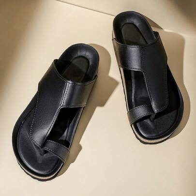 Dép xỏ ngón, dép lê, dép đi biển ngoài trời cỡ lớn dành cho nam giới, chất liệu mềm mại như nút bần.