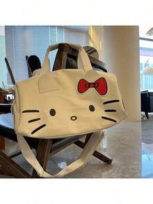 SANRIO 1个动漫人物毛绒手提包 - 可调节斜挎包，适合女性和女孩 - 旅行收纳包，带柔软衬垫和耐用肩带 - 彩色 - 查看 2