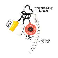 1pc Fitness Keychain For Gym Lovers Premium Gift Sports Enthusiasts Accessories For Workout Bags Water Bottles Heart-Shaped-Shaped Buckle - Multicolor - View 16