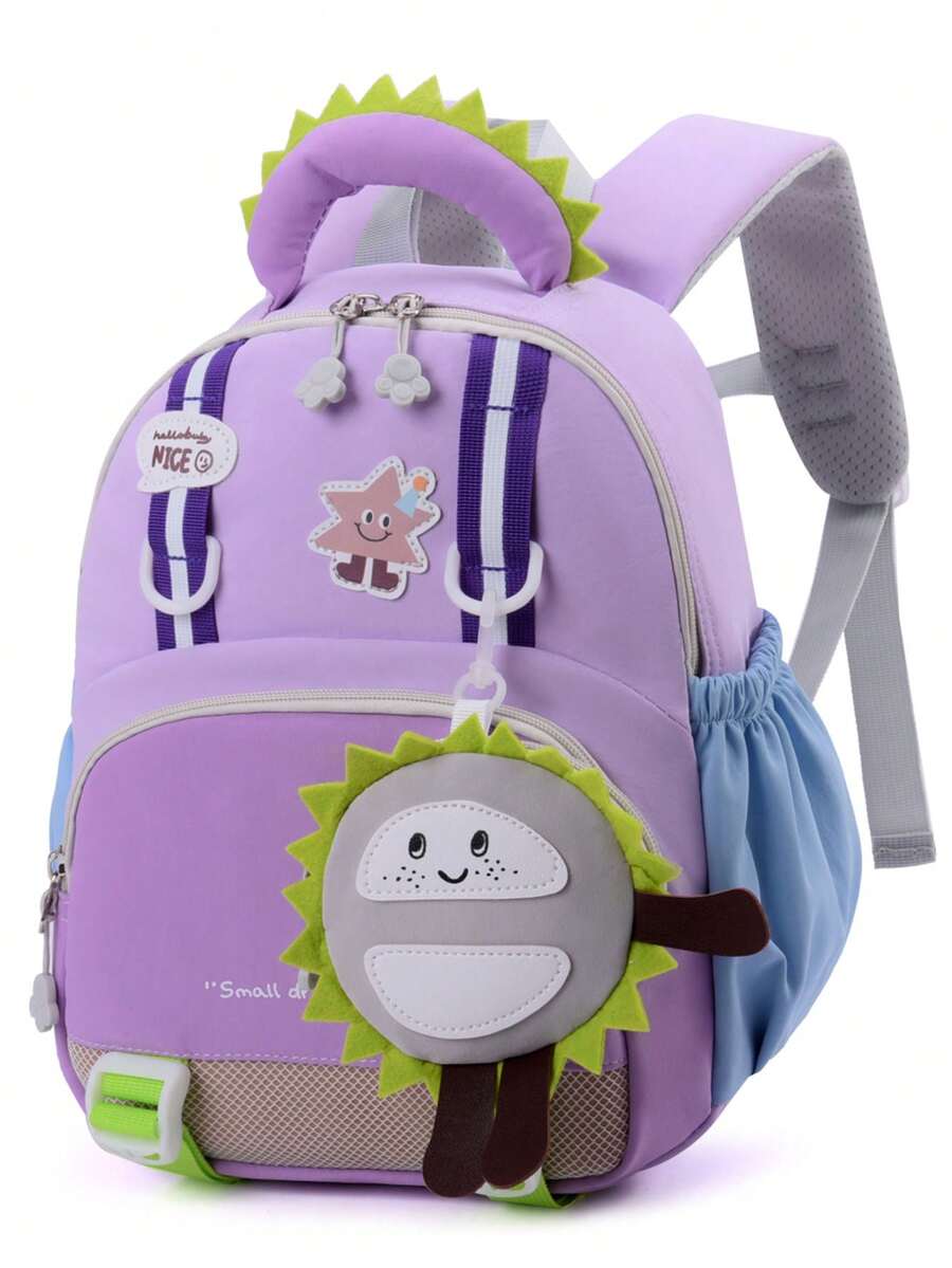 Mochila escolar refrescante, nueva y ligera y cómoda, con diseño de dibujos animados lindos, bolsa de hombro para estudiantes, mochila minimalista y multifuncional para el campus