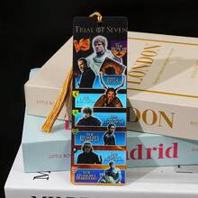 Fantasy And Cool Seven Kings Trial Novel Derivative Fan Acrylic Bookmark, Dragon Clan Blood Duel Design Reading Mark Game Fans Gift, Book Fans/Students/Youth Novel Enthusiasts. - Multicolor - View 4