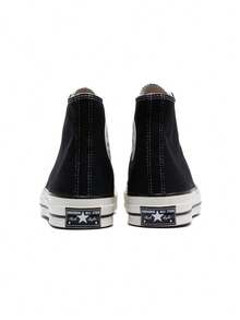 匡威 1970 年代经典高帮帆布鞋，2026 年春季新款，男女通用学生运动休闲鞋 162050 - 黑色 - 查看 3