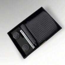 DOZE GOLDEN Premium Quality Traditional Tie Set For Events And Weddings. - 18 Therefore - View 2