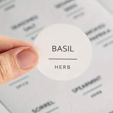144pcs/Set Spice Jar Labels - Pre-Printed Minimalist Waterproof Stickers, Suitable For Kitchen Jars, Herbs And Seasoning Labels, Convenient For Pantry Organization - Multicolor - View 2