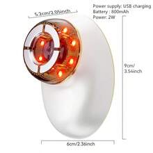 2026多功能家用美容仪，全新多彩护肤产品，USB充电手持美容设备，女士好礼，800mAh - 彩色 - 查看 6