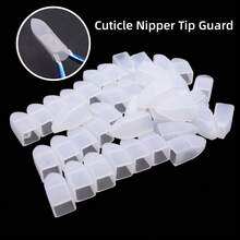Easy Nail 10/20/50-Piece Cuticle Nipper Protective Sleeves – Transparent PVC Soft Rubber Caps For Beauty Pliers, Nail Tool Protection Caps - Multicolor - View 4