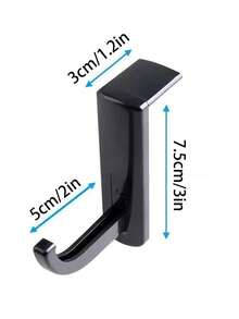 1pc Gaming Headset Hook - màu đen - Xem 4