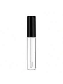 1/5 Pcs 10ml Premium Black Empty Lip Gloss Tubes With Wand, Leakproof Refillable Reusable Mini Cosmetic Dispenser Bottles For Lip Glaze Lip Balm Concealer Cuticle Oil Eyelash Growth Serum, Portable Travel Makeup Essentials For Girls Women DIY Lip Samples Beauty Gift For Makeup Lovers Home Salon Daily Use - Clear - View 9