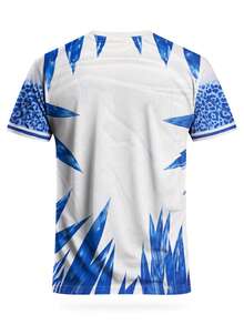 Customized Brazilian Style Statue Soccer Jersey, Comfortable Round Neck Sports, Suitable For Soccer Training, Casual Wear, And Gift, World Cup 2026 Fan Gear - Blue - View 4