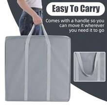 Tri Folding Memory Foam Camping Mattress for Outdoor Sleeping Portable Waterproof Camping Pad Mat for Travel Truck Bed Tent - Gris oscuro - Ver 6