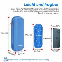 YOUSHARES Medicine Storage Bags - H1-blue - View 3