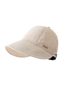 3pcs/1pc Women's Quick-Dry Solid Color Baseball Cap, With Brim, Summer Outdoor Golf Beach Hat, Suitable For Vacation, Beach, Gift, Ponytail - Foldable - Quick-Dry Summer Beach Outdoor Sun Hat - UV Protection Baseball Cap, Ultra-Light Fabric, Ultra-Light - Upgraded Version (larger and Wider) - View 9