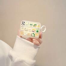 Ốp bảo vệ kiểu hoạt hình, tương thích với tai nghe Apple, chống trầy xước và chống rơi vỡ. - Nhiều màu - Xem 14