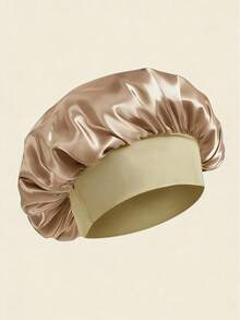 3件套真丝睡帽，缎面发帽，女士宽檐高弹力帽，真丝睡帽，高端缎面护发帽，卷发真丝发带 - 彩色 - 查看 8