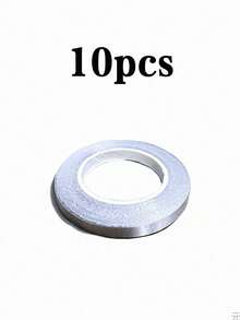 1/5/10/20/30卷金色金属气球装饰胶带，10米长金色气球绑带，适用于派对、婚礼、生日、庆典、礼品包装等场合。 - 銀色 - 查看 23