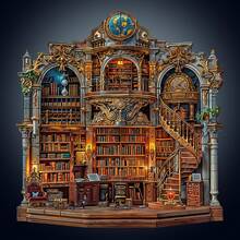 1 bộ ghép hình bằng gỗ hình hiệu sách phong cách Gothic Revival, đồ chơi ghép hình bằng gỗ hình động vật bất đối xứng, quà tặng trò chơi độc đáo cho bữa tiệc, tranh ghép hình trang trí, tranh ghép hình ma thuật để bàn, tranh ghép hình giáo dục đặc sắc cho trẻ em, quà tặng ngày lễ, tranh ghép hình bằng gỗ cho người lớn, quà tặng tựu trường, quà tặng Ngày của Mẹ, quà sinh nhật - Nhiều màu - Xem 2