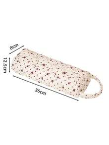 1个花卉蝴蝶结绗缝吹风机收纳袋，豹纹卷发棒整理袋，旅行便携式美发工具袋，适用于卷发棒、吹风机、直发器、发夹，防尘大容量卷发棒和直发器保护套，适用于居家、健身、度假和商务旅行的洗漱包、旅行洗漱包、沐浴包、防水袋，女士旅行必备收纳袋，邮轮旅行必备，度假必备，旅行用品 - 彩色 - 查看 16