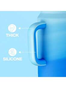 Cốc giữ nhiệt bằng thép không gỉ dung tích lớn 50 oz có quai và nắp - Cốc du lịch có ống hút chống rò rỉ 100%, giữ lạnh trong 34 giờ, tương thích với giá đỡ cốc trên ô tô - Nhiều màu - Xem 6