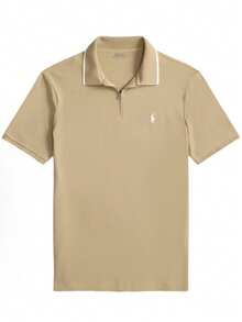 Polo Ralph Lauren Men's Classic Stretch Mesh Short Sleeve Polo With Embroidered Logo - 杏色 - 查看 8
