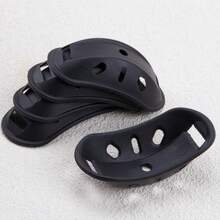 10Pcs Versatile  At Elmet Cin Strap Pad Soft Rubr Padding  Enanced Comt Plastics Protective Cin Pad  Bike Football Elme Skateboard Wrestling Eadgear - As Pic - View 6