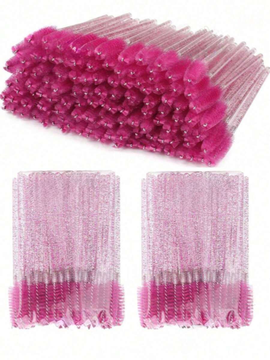 Disposable Spoolies (100pcs / 20pcs / 50pcs) – Ideal For Mascara, Eyelash Extensions, Brow Grooming, Eyeshadow, And Cleaning & Fluffing Application