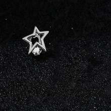 THATBOY 1pc/2pcs/4pcs/Set Star Shaped Teeth Grills, Suitable For Girls, Halloween Vampire Teeth Decor, Body Jewelry, Unisex Party Wear, Party Favor, Super Shiny - Multicolor - View 16