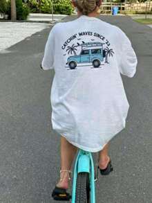 Women T-Shirts - White - View 3