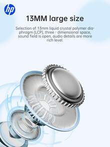 Auriculares inalámbricos HP H10J | Bluetooth 5.4 | Resistente al agua IPX4 | 30 horas de tiempo de reproducción | Micrófono incorporado | Incluye estuche protector y correa de silicona antióxido - Ver 4