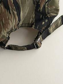 Mũ lưỡi trai bóng chày kiểu quân đội, nhanh khô, họa tiết rằn ri Mỹ cổ điển - Mũ thời trang đường phố - Họa tiết rằn ri nhãn đen - Xem 9