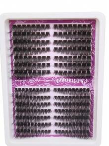 C&Litangel Bộ mi giả tự làm mới 252 sợi hình cáo (80D+100D), mi nối tự làm, độ dày 5D, hoàn hảo cho trang điểm hàng ngày. Mi giả tự làm dày và tự nhiên, độ cong C/D, độ dài hỗn hợp, hiệu ứng salon tại nhà. Mi giả tự làm có thể tái sử dụng, mi nối mềm mại, không thấm nước, đeo cả ngày. - D - Xem 8