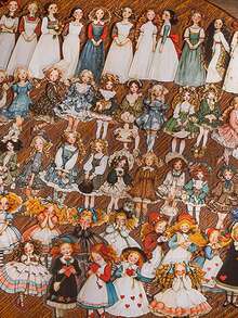 30 Sheets/Bag, Gorgeous Vintage-Style PET Stickers Featuring Sweet-Style Characters In Dresses. Perfect For A Variety Of Uses, Including DIY Crafts, Scrapbooking, Journals, DIY Gift Cards, And Other Handmade Projects. Scrapbook Supplies - Sticker - View 9