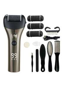 专业足部护理工具套装，电动磨脚器，去茧器 - 彩色 - 查看 2