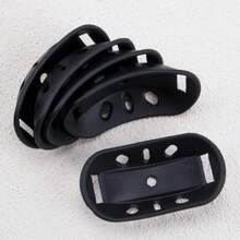 10Pcs Versatile  At Elmet Cin Strap Pad Soft Rubr Padding  Enanced Comt Plastics Protective Cin Pad  Bike Football Elme Skateboard Wrestling Eadgear - As Pic - View 7