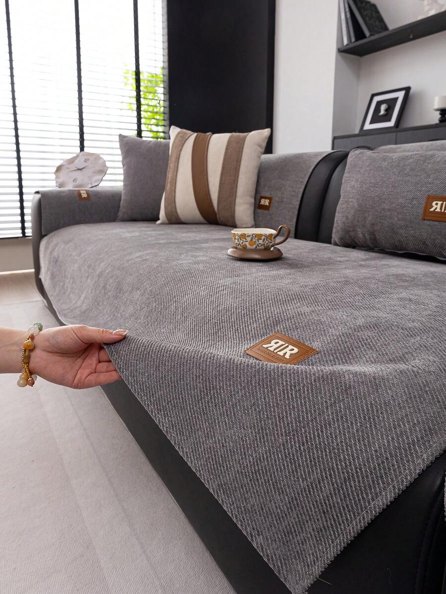 1pc Bohemian Style Sofa Cover - High Quality Polyester Fabric, Anti-Slip & Stain Resistant, Pet Friendly, Suitable For Office, Bedroom, Living Room, Single To 3-Seater Sofa, All Season Use, Machine Washable