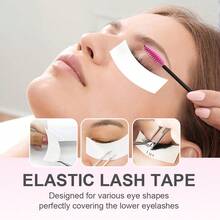 110pcs Eyelash Grafting Pad, Pre-Cut Foam Eyelash Tape, U-Shaped Eyelash Transplantation Eye Patch, Eyelash Tape, Under Eye Pad, Beauty Tool - White - View 8