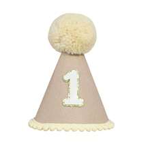 1pc 1st Birthday Party Hat, First Birthday Party Headpiece, 1 Year Old Birthday Hat, Blue Green Pink Brown Birthday Cap, For 1 Year Old Birthday Photo Decoration, Birthday Gift, Photo Prop, 1st Birthday Party Decor - Multiple Styles - View 17