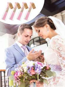 60/30/5/1件組可折疊紙扇附流蘇，婚禮禮品袋與感謝卡套組，感謝卡，新娘竹製手持折扇，單身派對婚禮新娘禮物裝飾，伴娘竹製手持折扇，伴娘禮物與婚禮 - 彩色 - 查看 9