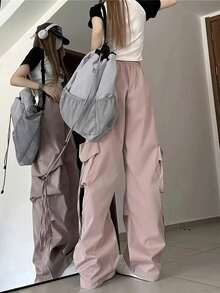Women Pants - Pink - View 3