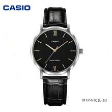 Casio 卡西欧经典男士腕表，罗马数字时标，适合办公通勤 MMTP-VT01L-1B - 均碼 - 查看 11
